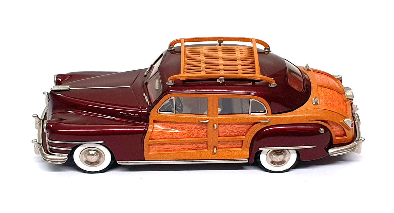 Brooklin 1/43 Scale BML14 - 1947 Chrysler Windsor T&C 4Dr. Sedan - Met. Maroon