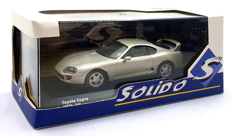 Solido 1/43 Scale S4314002  - Toyota Supra MKIV - 2JZ - Silver