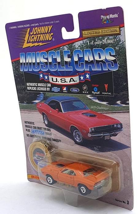 Johnny Lightning 1/64 Scale 202-03 Muscle Cars USA 1970 Dodge Challenger Orange