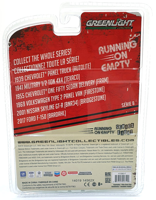 Greenlight 1/64 Scale 41080-F - 2017 Ford F-150 Bardahl - Yellow