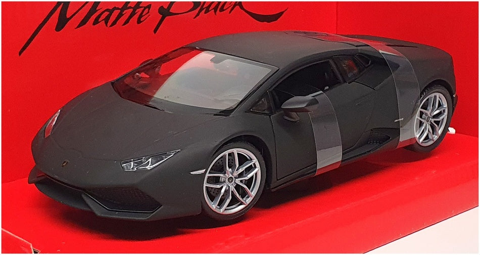 Welly NEX 1/24 Scale 24056MA-W - Lamborghini Huracan Coupe - Matte Black