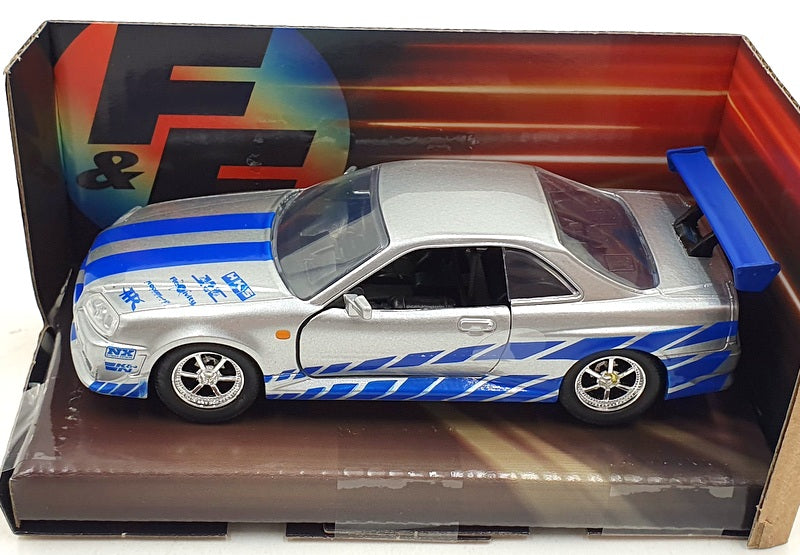 Jada 1/36 Scale 97184 - Brians Nissan Skyline GT-R R34 - Fast & Furious