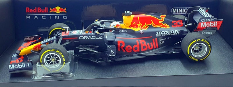 Minichamps 1/18 Scale 110 211933 Red Bull RB16B F1 Mexican GP Verstappen #33