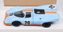 Norev 1/43 Scale 750067 - Porsche 917K Race Car #20 - Lt. Blue/Orange