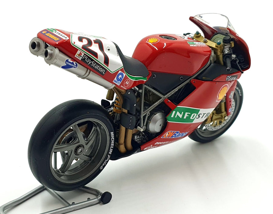 Minichamps 1/12 Scale 122 011221 - Ducati 996 R S.bike 2001 #21 Troy Bayliss