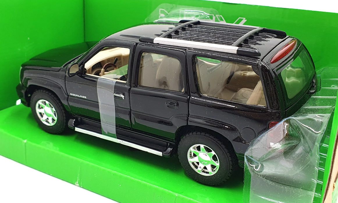 Welly NEX 1/24 Scale Diecast 22412W  - 2002 Cadillac Escalade - Black