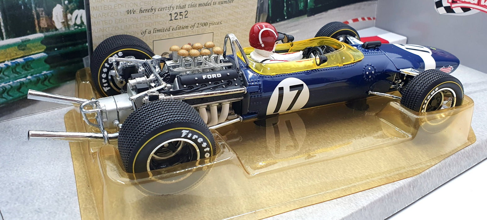Quartzo 1/18 Scale Diecast 18201 - Lotus 49 Jo Siffert Monaco GP 1968 #17