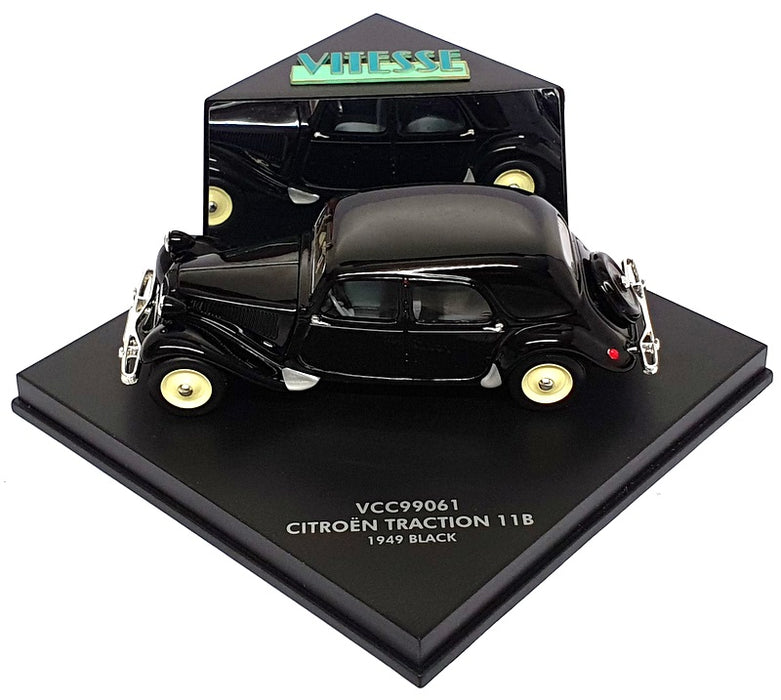 Vitesse 1/43 Scale Diecast VCC99061 - 1949 Citroen Traction 11B - Black ...