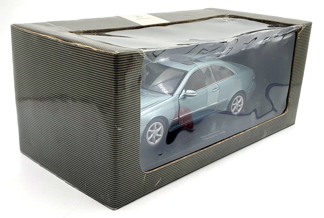 Kyosho 1/18 Scale B6 696 2192 - Mercedes Benz CLK Klasse Coupe - Light Blue