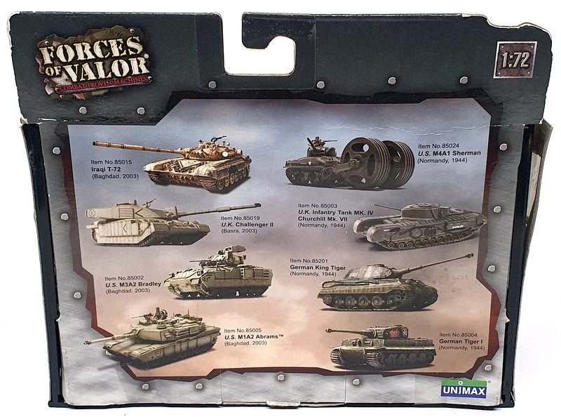 Forces Of Valor 1/72 Scale 85019 - UK Challenger II Tank Basra 2003