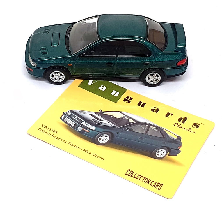 Vanguards 1/43 Scale VA12102 - Subaru Imprezza Turbo - Mica Green