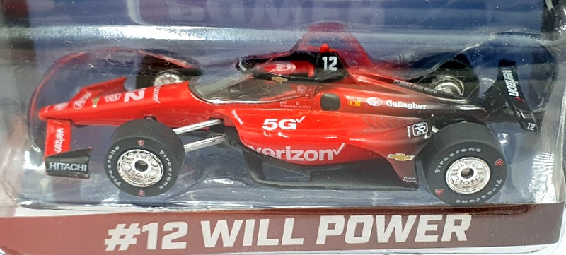 Greenlight 1/64 Scale 11566 NTT Indycar Series #12 W. Power - Blue/Red