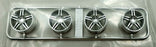 Aoshima 1/24 Scale 06943 - AVS Model 5 Wheel 18inch Wheels & Tyres Set #112