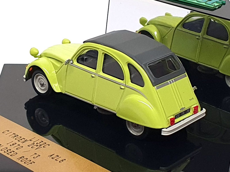 Vitesse 1/43 Scale L132C - 1970-73 Citroen 2cv AZL6 Closed Roof - Lt. Green