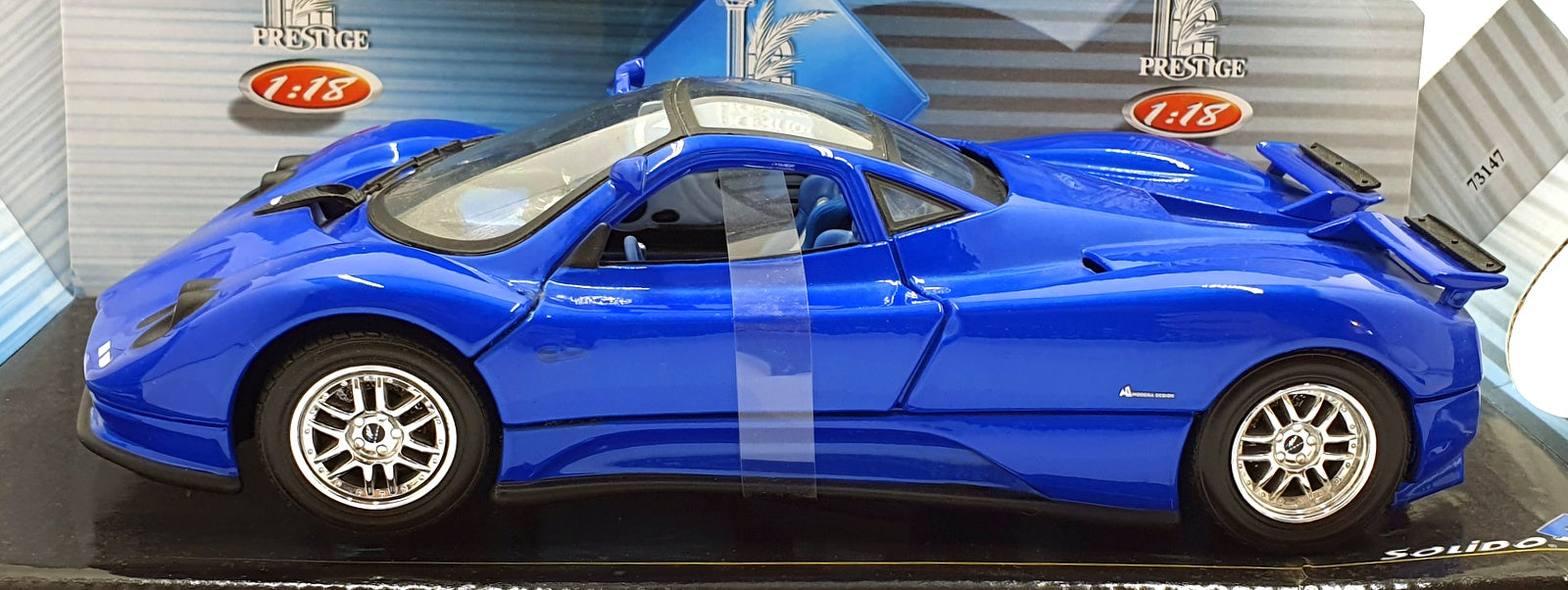 Solido 1/18 Scale Diecast 8172 - Pagani Zonda C12 - Blue