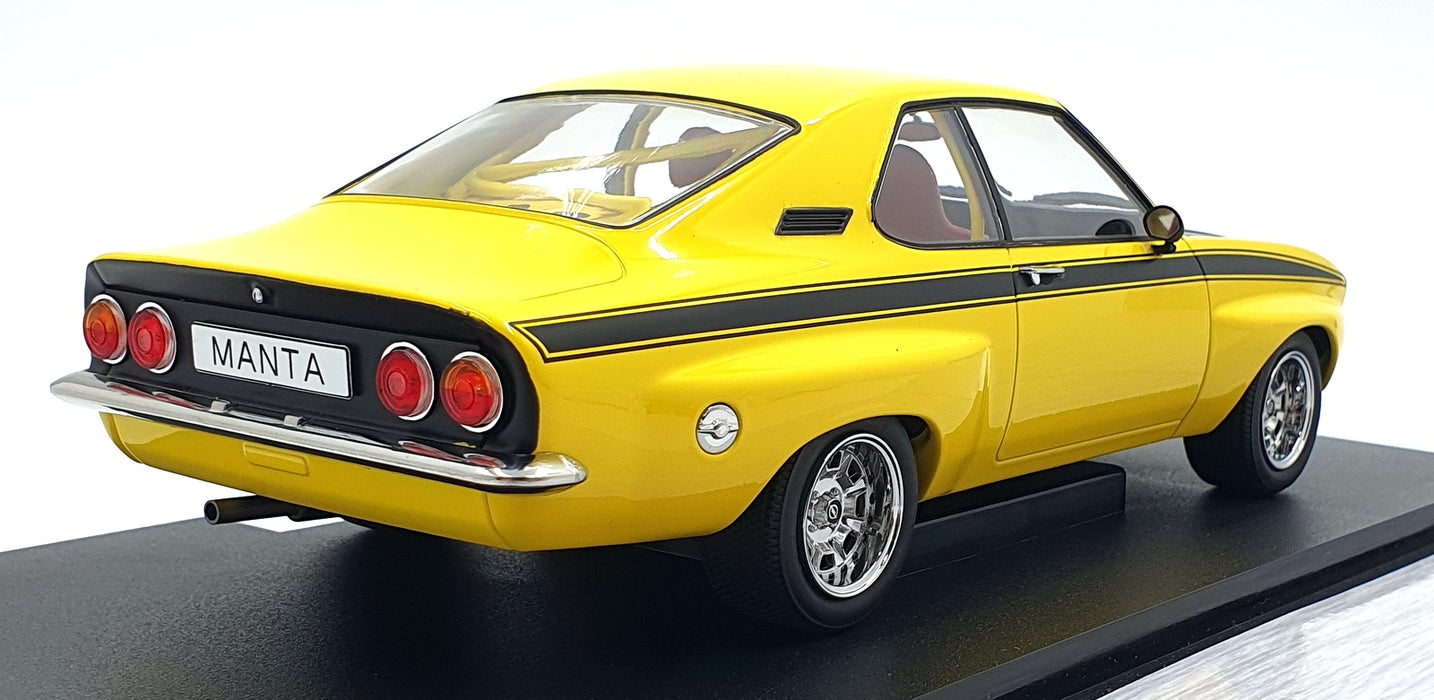 MCG 1/18 Scale Diecast MCG18426 - Opel Manta A - Yellow