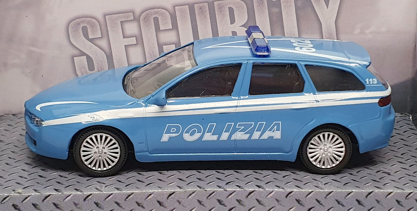 Mondo Motors 1/43 Scale MM03C - Alfa Romeo Polizia Police - Blue