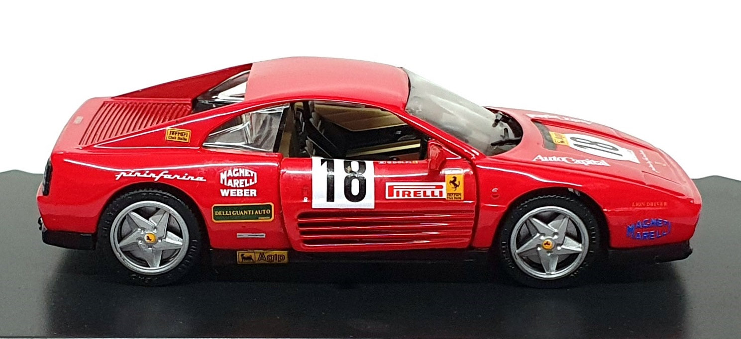 Detail Cars 1/43 Scale ART122 - Ferrari 348TB Racing GC - Red