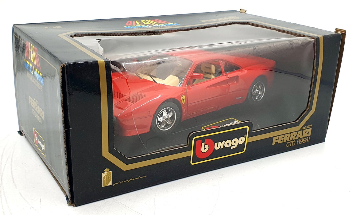 Burago 1/18 Scale Diecast 3027 - 1984 Ferrari GTO - Red