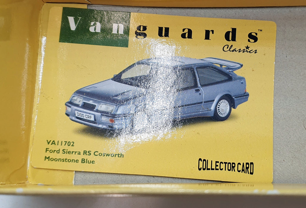 Vanguards 1/43 Scale Diecast VA11702 - Ford Sierra RS Cosworth Moonstone Blue
