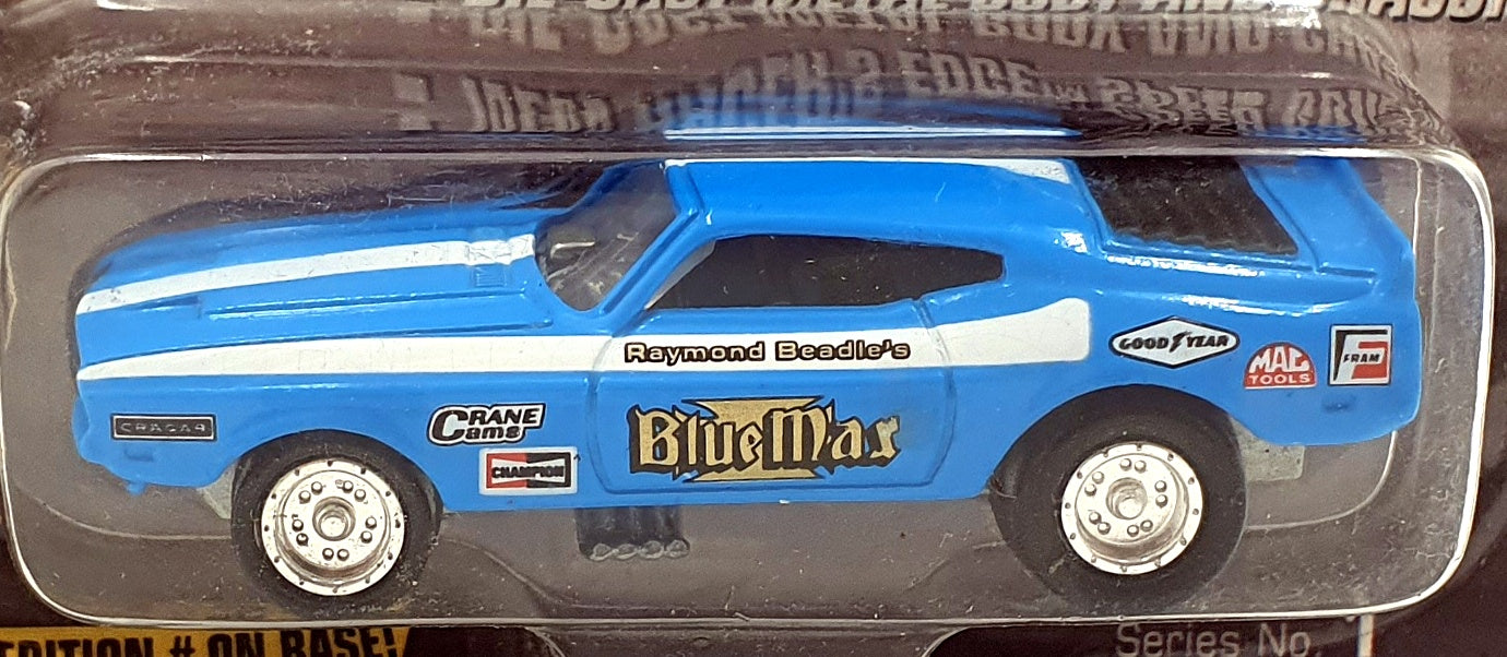 Johnny Lightning 1/64 Scale 320-100 Dragsters USA 1971 Ford Blue Max - Beadle