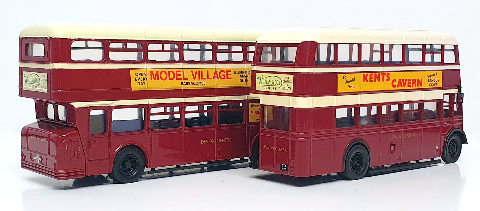 Corgi 1/50 Scale 97052 - Guy Arab & Leyland Atlantean Devon General 75th Ann