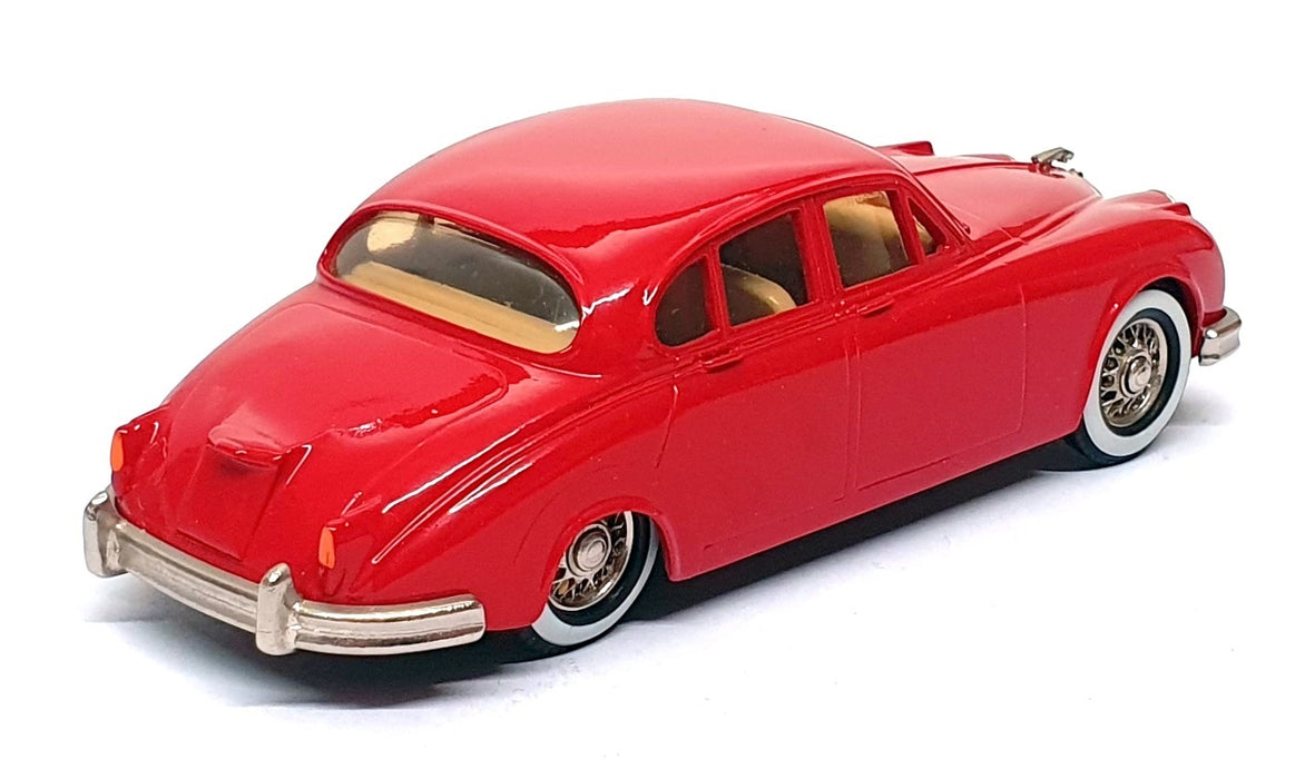 Classic 43 1/43 Scale 1001 - 1959-67 Jaguar MkII Saloon Export Spec - Red