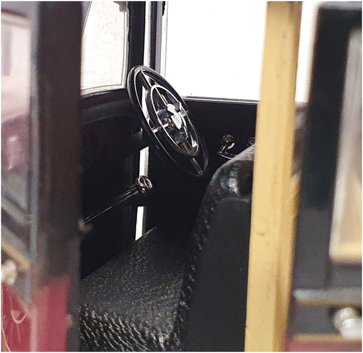 Lemaco Models 1/24 Scale 2823X - 1935 Mercedes Benz 770 - Maroon/Black