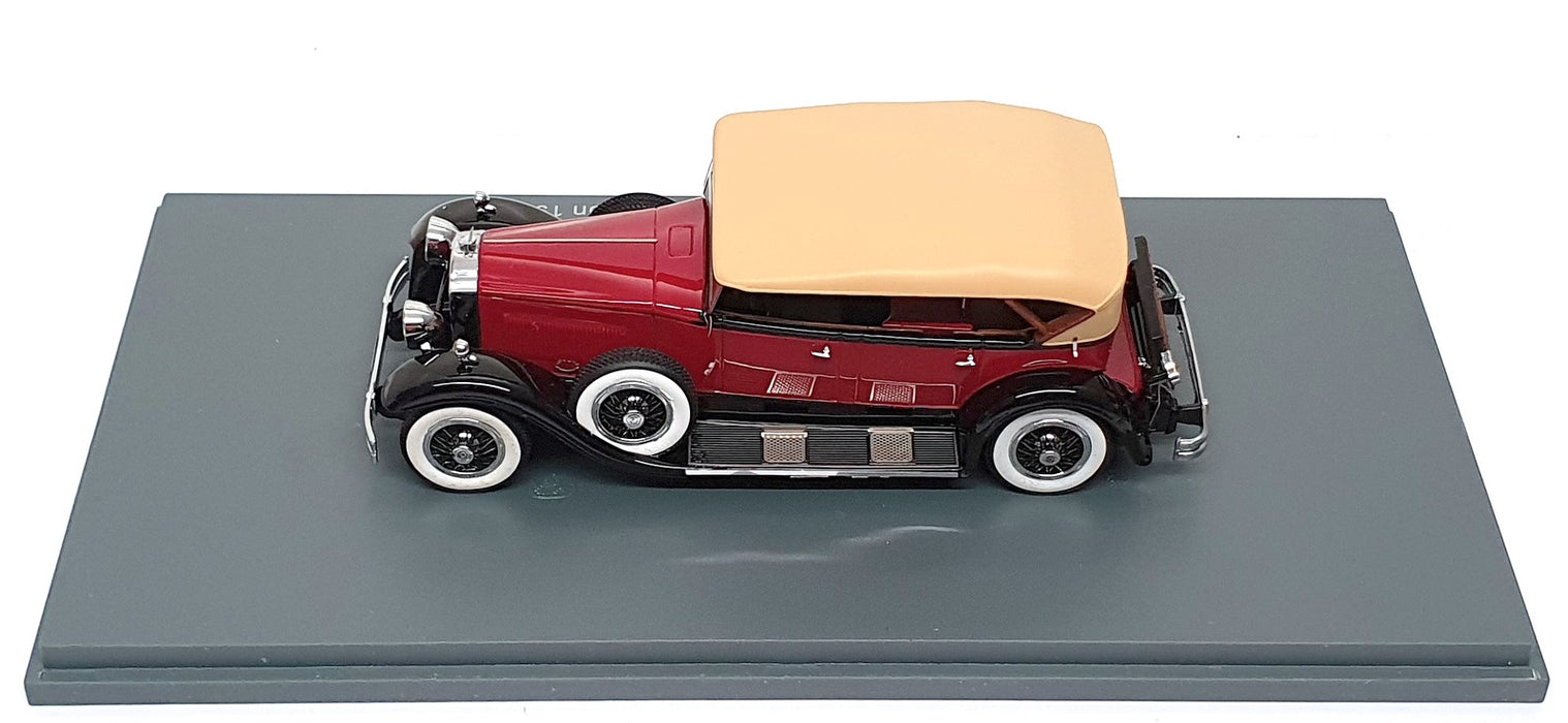 Neo 1/43 Scale NEO44630 - 1930 Packard 733 Standard 8 Sport Phaeton - Dk. Red