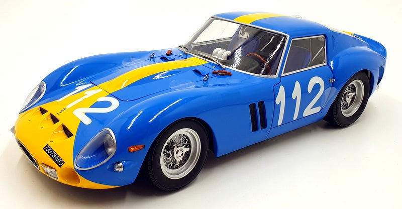 KK Scale 1/12 Scale KKDC120123 - Ferrari 250 GTO 1962 Targa Florio #112 - Blue