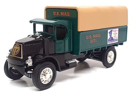 Matchbox 1/43 Scale YYM 38238 - 1920 Mack AC Postal Truck Green/Black