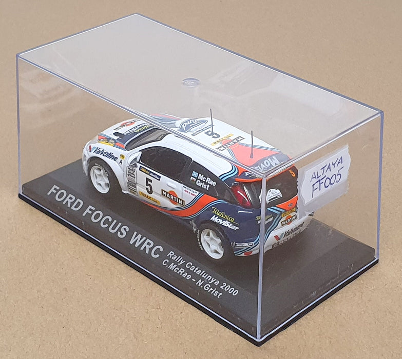 Altaya 1/43 Scale FF005 - Ford Focus WRC #5 Rally Catalunya 2000 McRae/Grist