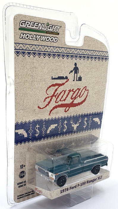 Greenlight 1/64 Scale 44950-E - 1978 Ford F-150 Ranger XLT - Green