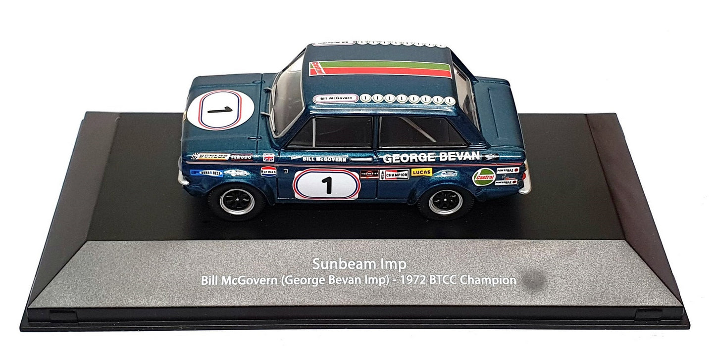 Atlas Editions 1/43 Scale 4 672 107 - Sunbeam Imp #1 McGovern 1972 BTCC Champion