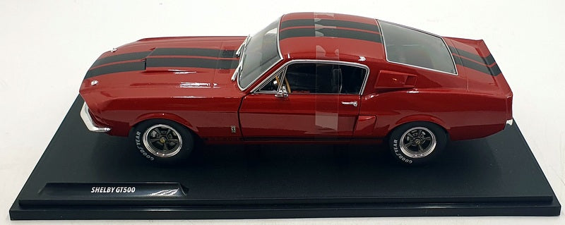 Solido 1/18 Scale S1802909 - Shelby GT500 1967 Burgundy/Black Glossy
