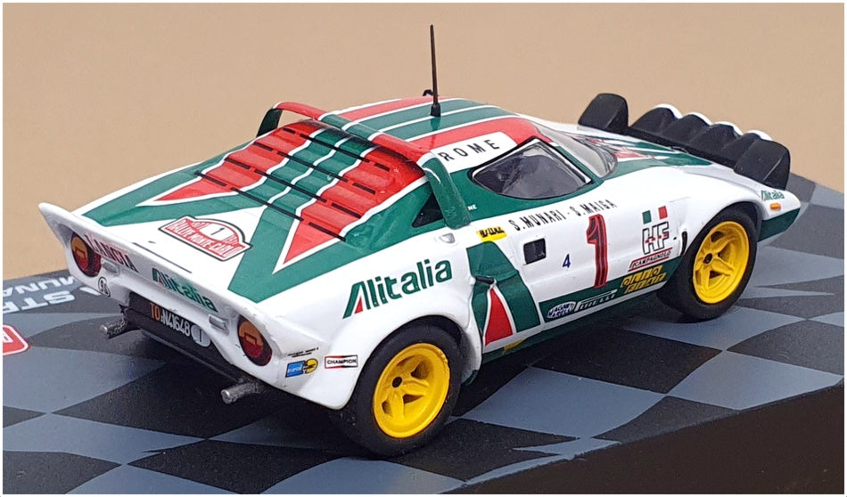 Altaya 1/43 Scale 22926E - Lancia Stratos HF #1 Monte Carlo 1977 Munari/Maiga