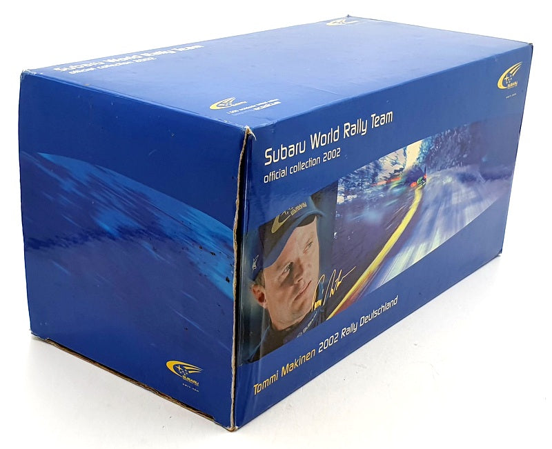 Autoart 1/18 Scale Diecast 80293 - Subaru Impreza WRC 2002 #10 T.Makinen