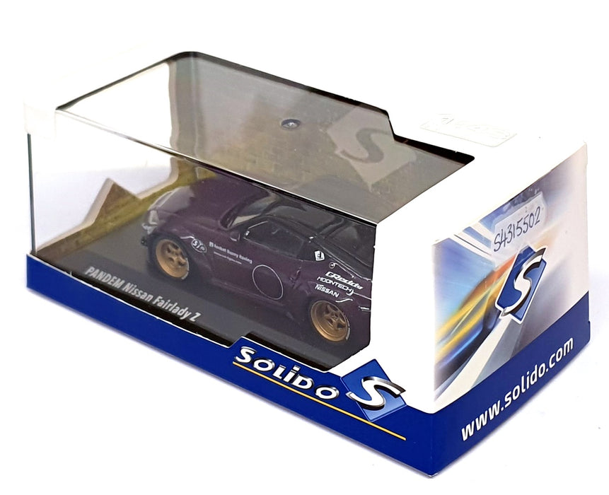 Solido 1/43 Scale Diecast S4315502 - Pandem Nissan Fairlady Z - Purple