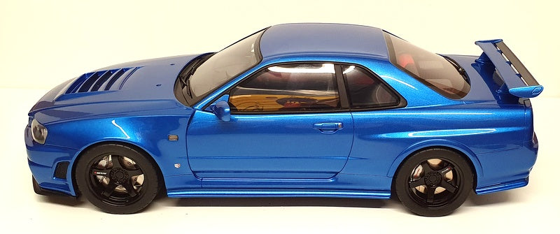 Otto Models 1/12 Scale Resin G082 - Nissan Skyline GTR R34 Z Tune - Blue