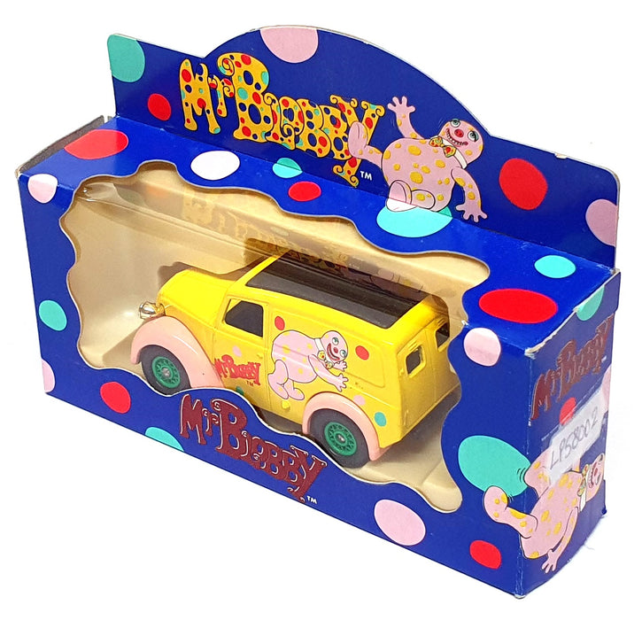 Lledo 8cm Long Diecast LP58002 - Morris Z Van Mr Blobby Noel’s House Party