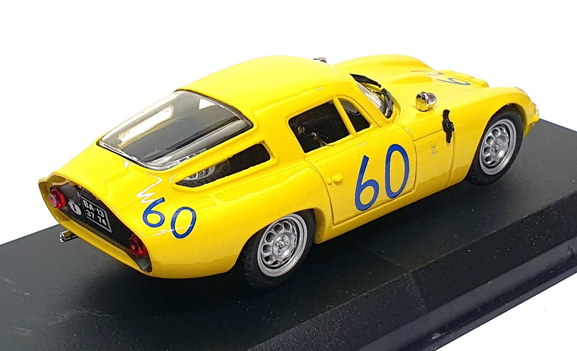 Best 1/43 Scale 9061 - Alfa Romeo TZ1 #60 Targa Florio 1965 - Yellow
