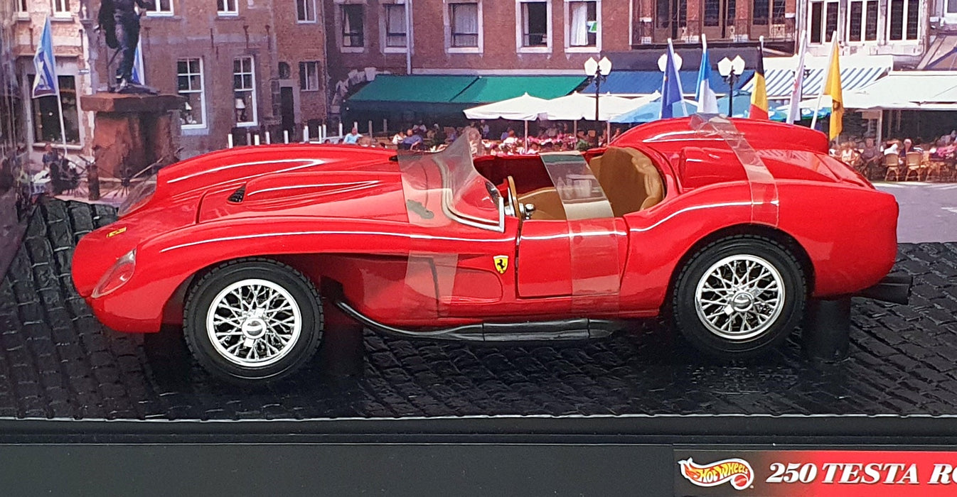 Hot Wheels 1/18 Scale Diecast 23913 - 1958 Ferrari Testa Rossa - Red