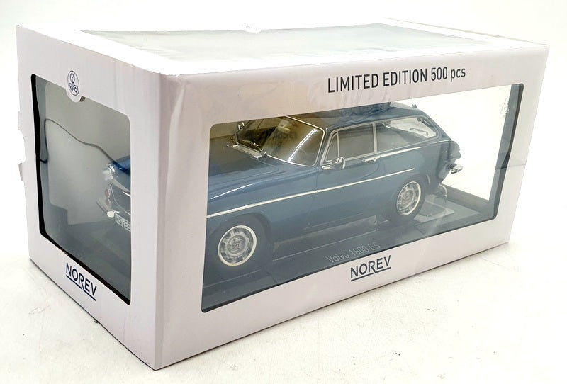 Norev 1/18 Scale Diecast 188724 - Volvo 1800 ES 1973 - Dark blue/Black Interior