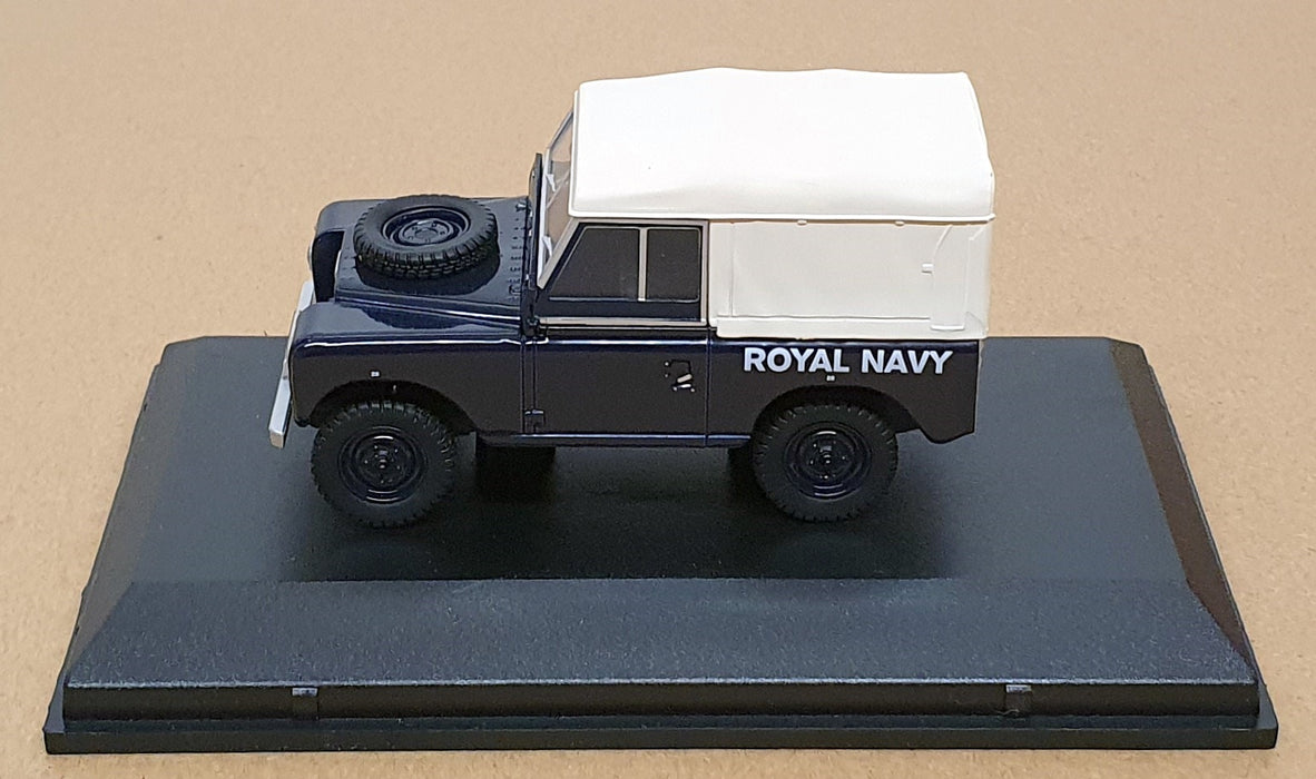 Oxford Diecast 1/43 Scale 43LR3S004 - Land Rover SIII SWB Royal Navy - Dk. Blue