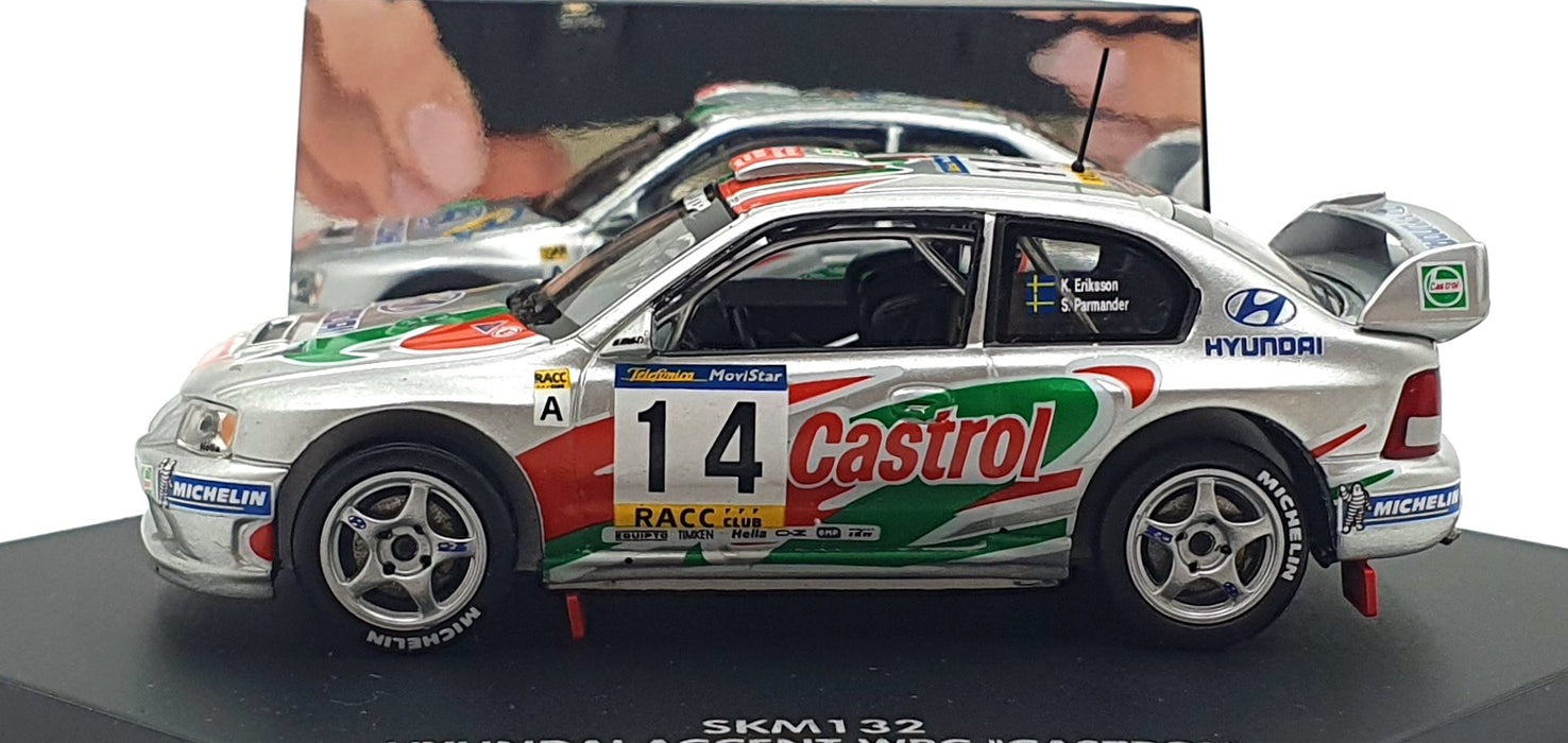 Skid 1/43 Scale SKM132 Hyundai Accent WRC "CASTROL" #14 Rally Da Catalunya 2000