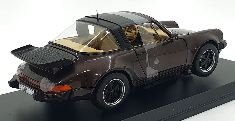 Norev 1/18 Scale 187665 - 1987 Porsche 911 Turbo Targa 3.3 - Brown Metallic