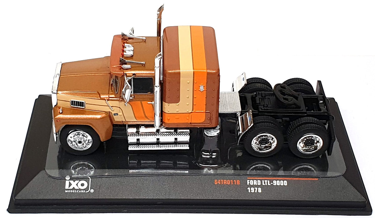 Ixo Models 1/64 Scale 64TR011B - 1978 Ford LTL 9000 Truck - Brown