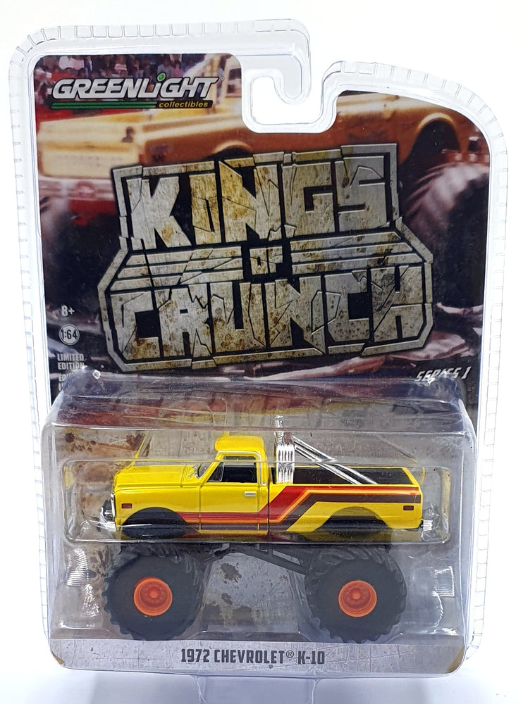 Greenlight 1/64 Scale 49010-F - 1972 Chevrolet K-10 - Yellow