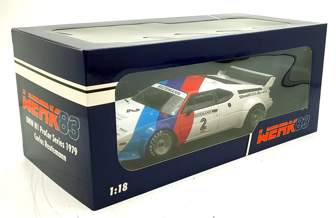 Werk83 1/18 Scale Diecast W1803020 - BMW M1 ProCar #2 - Reutemann
