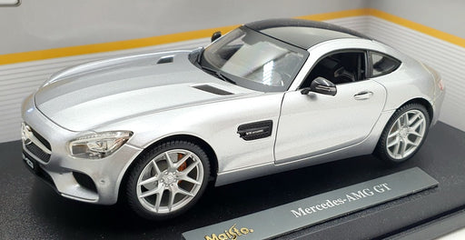 Maisto 1/18 Scale Diecast 36204 - Mercedes AMG GT - Gunmetal Silver